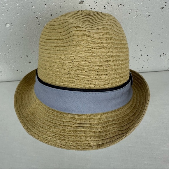 Original Penguin Size Small / Medium Straw Fedora Hat - Picture 2 of 9